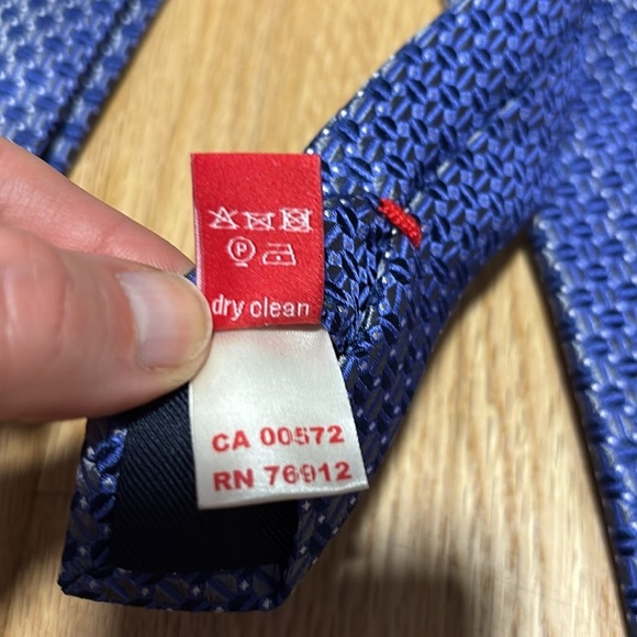 Altea Made in Italy Blue 100% Silk Men's Neck Tie - Picture 6 of 6